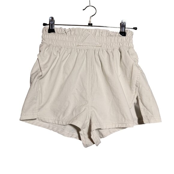 Free People FP Movement Pull on the Way Home Shorts Women XS White Running - Picture 1 of 9